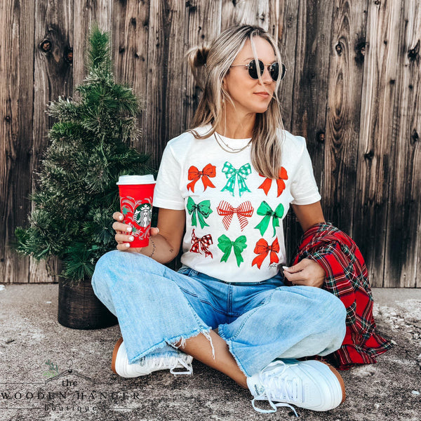 Christmas Bows Tee